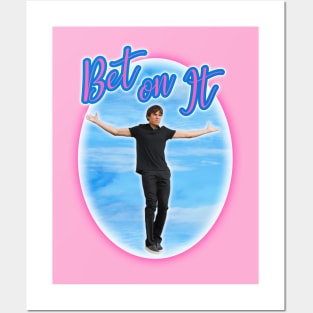 Troy Bolton Says Bet On It Posters and Art